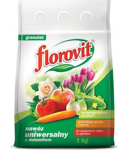 FLOROVIT (ФЛОРОВИТ) универсальное садовое удобрение-удобрение с доломитом, 1 кг. FLOROVIT (ФЛОРОВИТ) универсальное садовое удобрение-удобрение с доломитом, 1 кг.