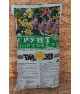 Грунт "БИУД" Цветочный 40л