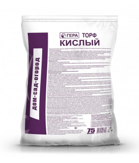 Торф кислый 75л